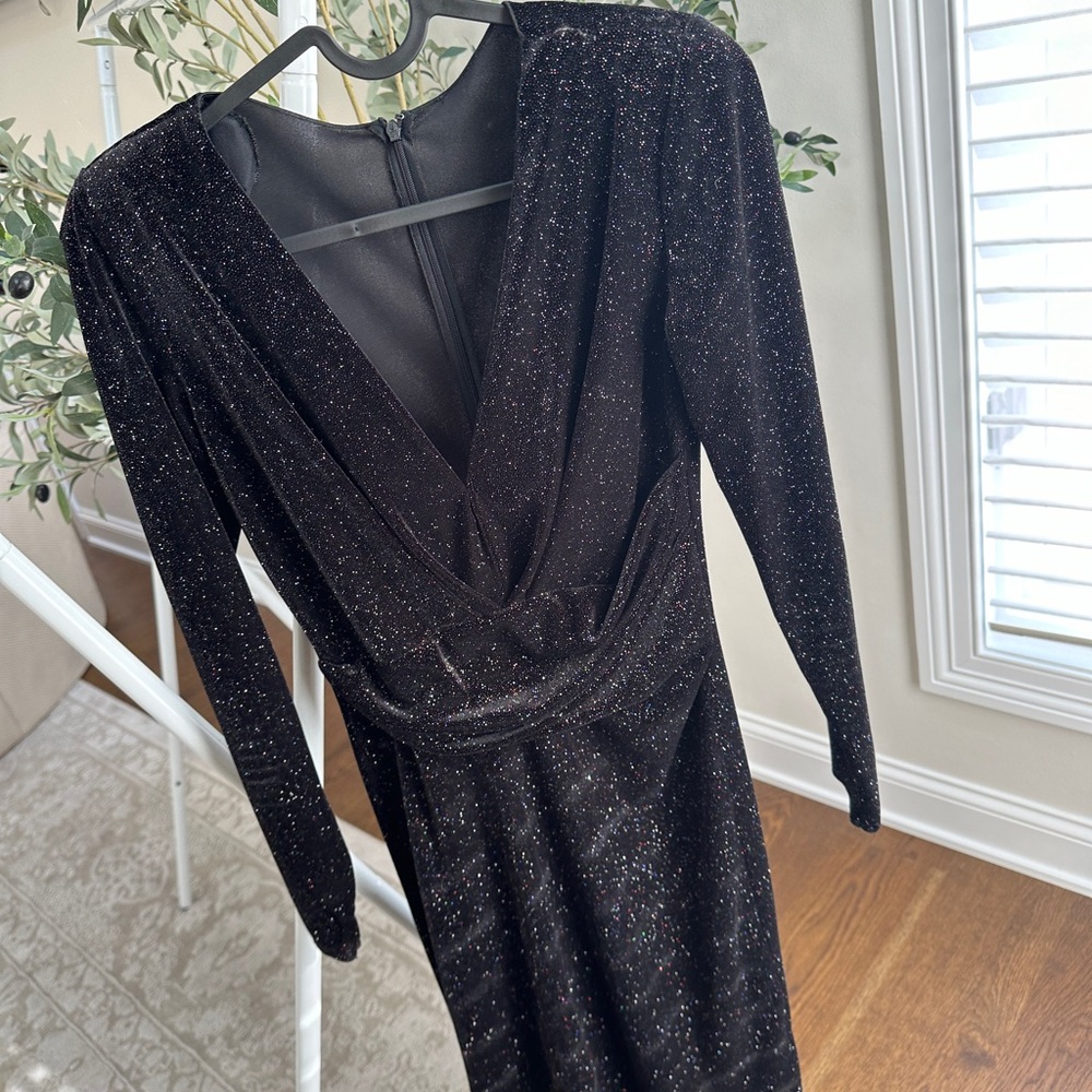 Sparkling Black Dress, Size S